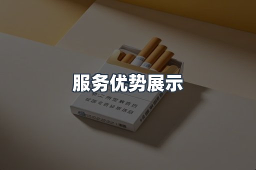 服务优势展示